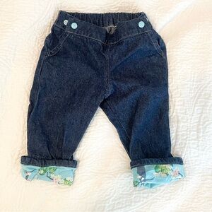 Project Pomona Cloth Diaper Friendly Adjustable Jeans Size 2 (9-18 months)